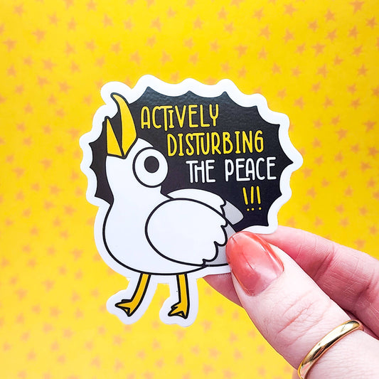 Annoying Seagull Vinyl Sticker