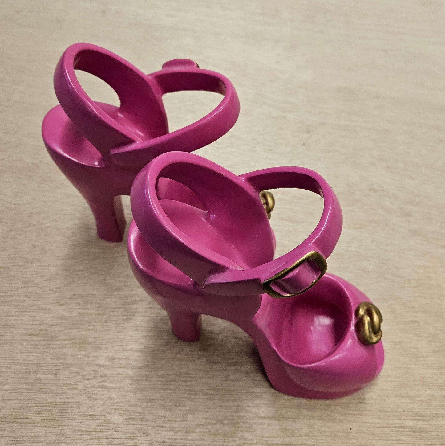 Pink Garden Heels Sculpture