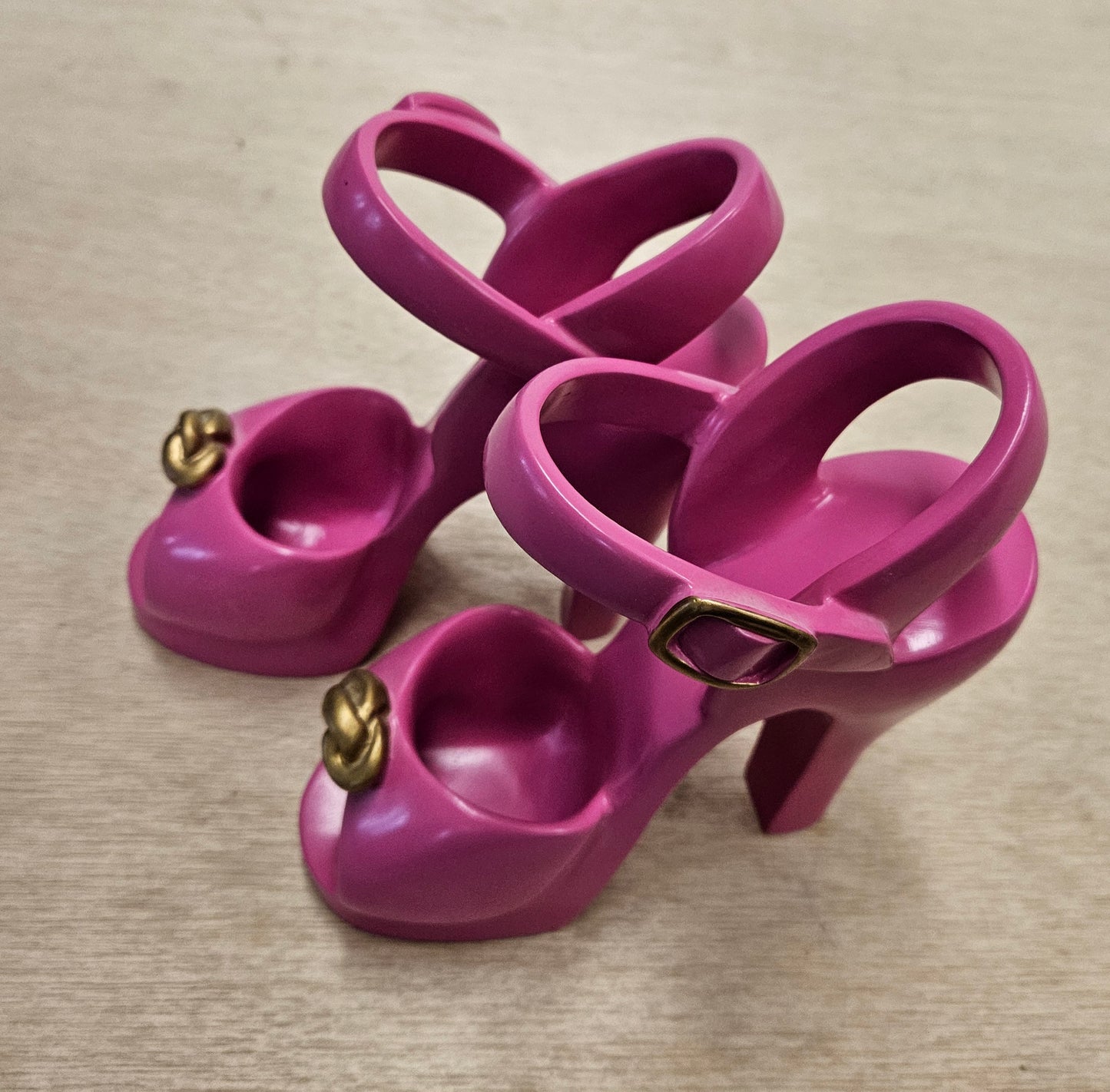 Pink Garden Heels Sculpture