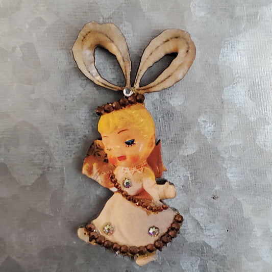 Retro Christkindl Magnet