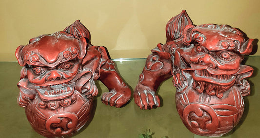 Foo Dog Statue Set