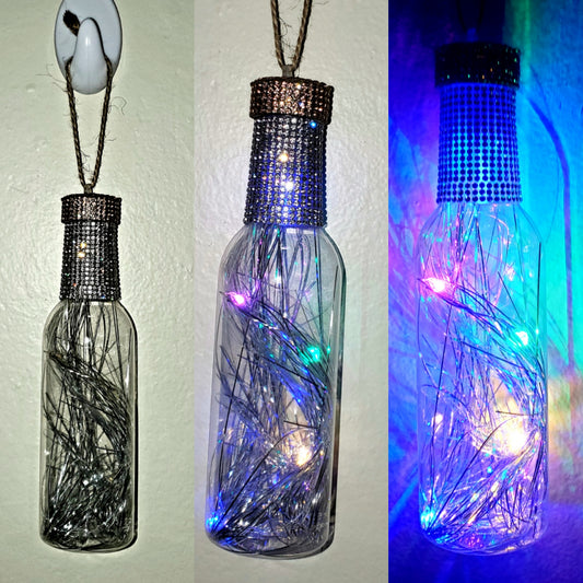 LED Champagne Bottle Ornament